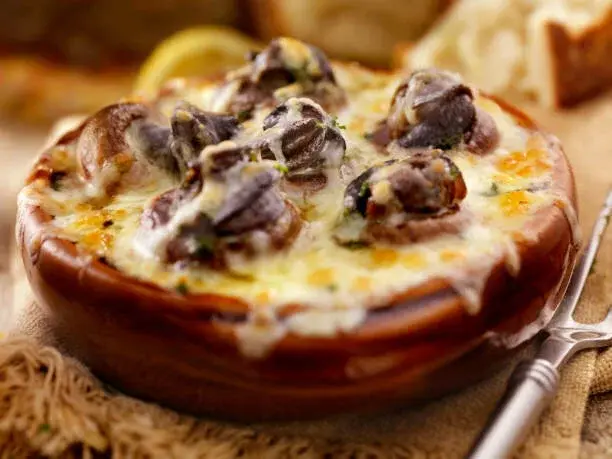Cassolettes d'escargots aux girolles