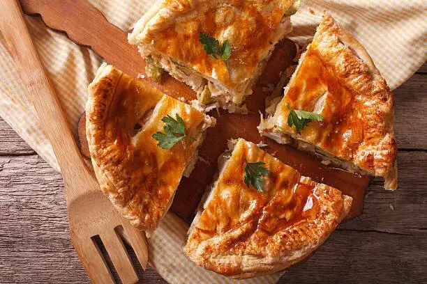 Tourte aux cèpes
