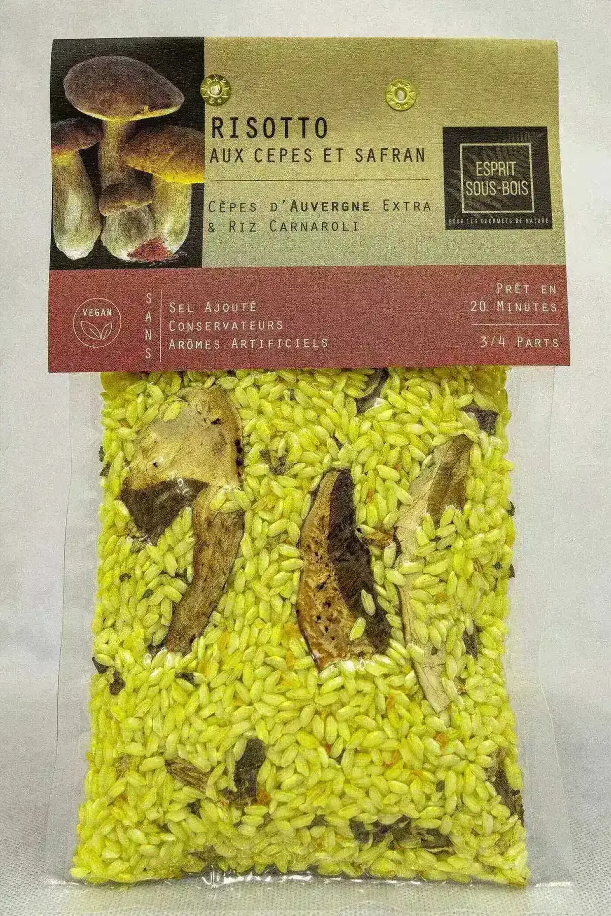 Risotto cèpes safran