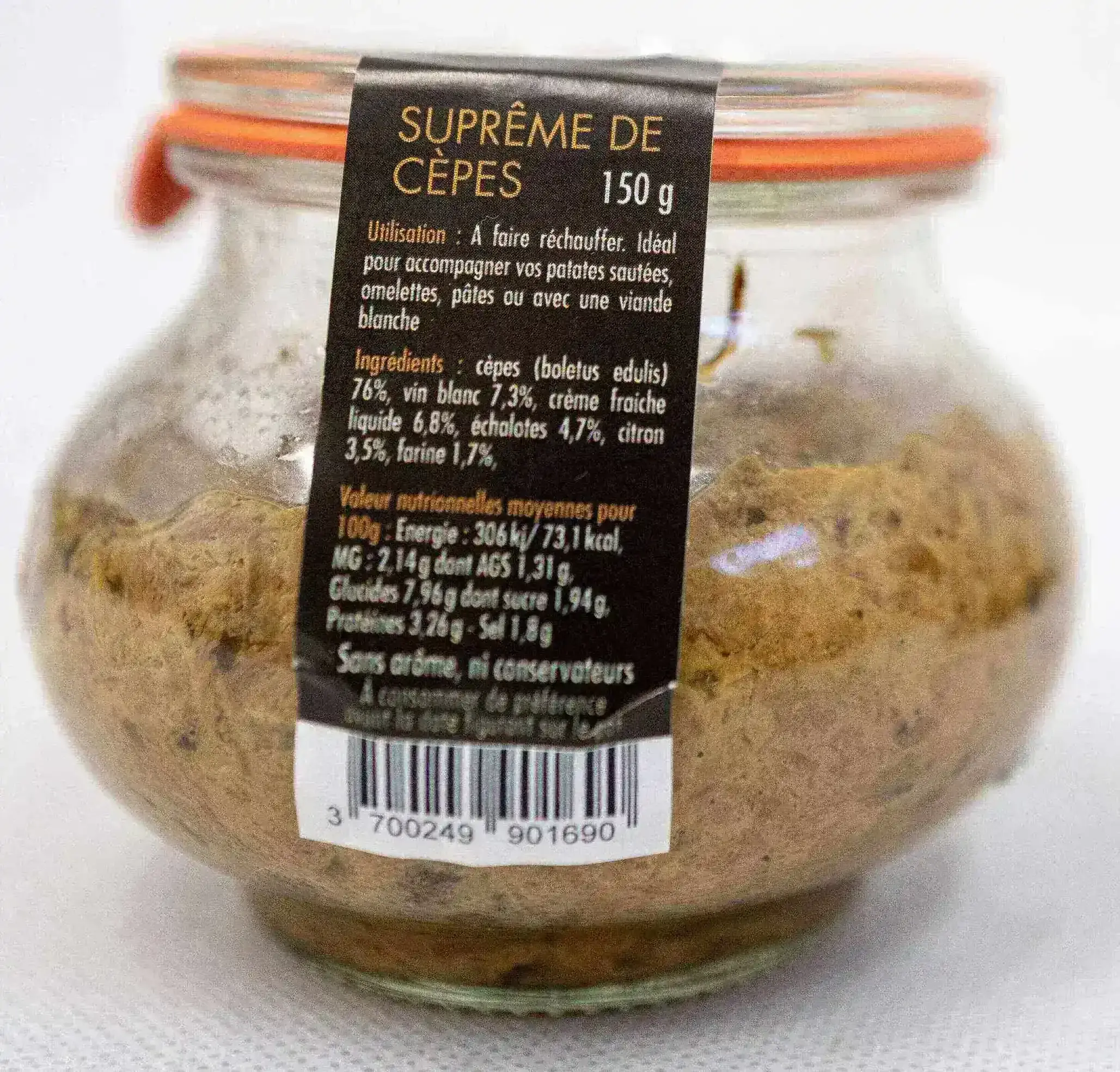 Suprême de cèpes