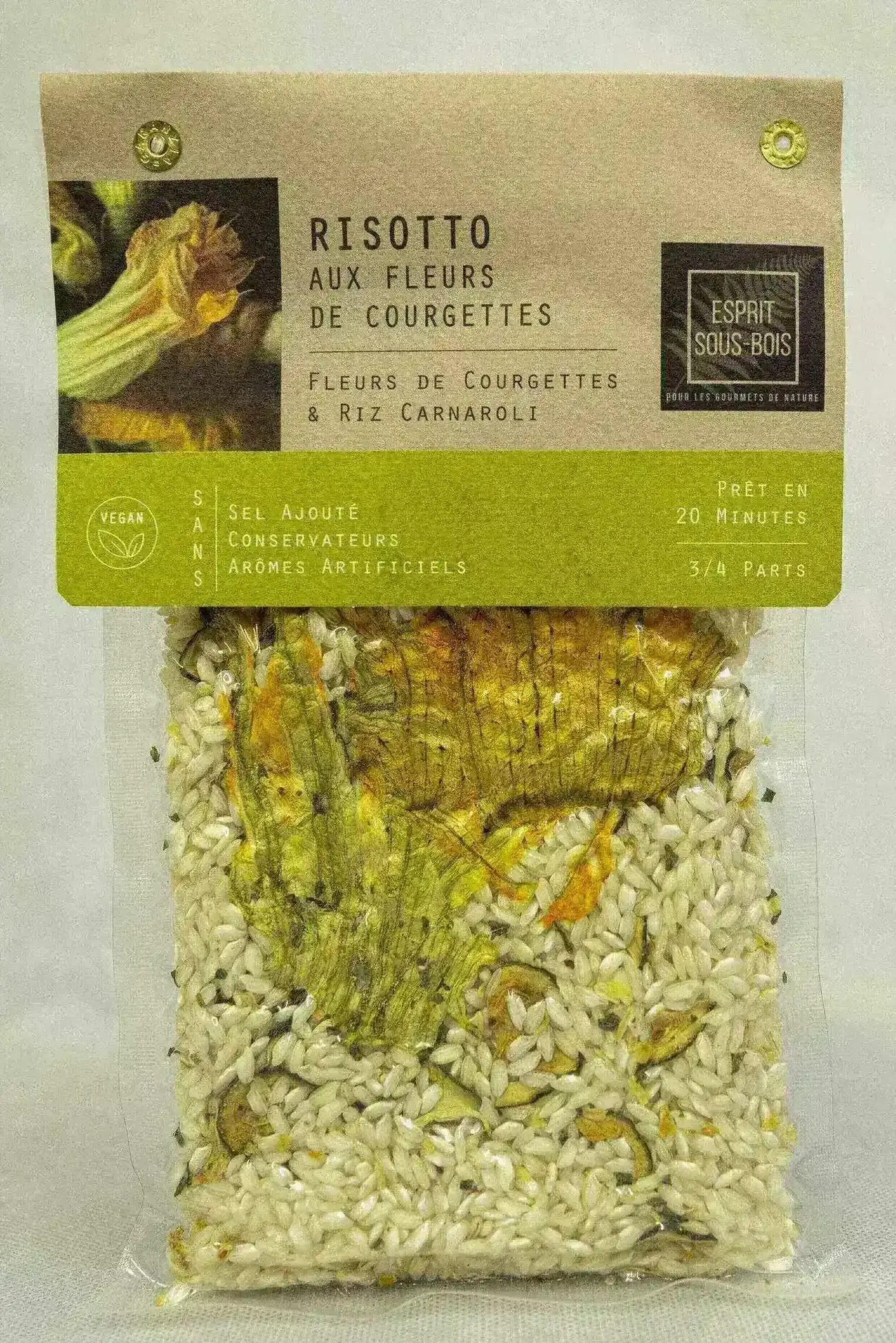Risotto aux fleurs de courgettes